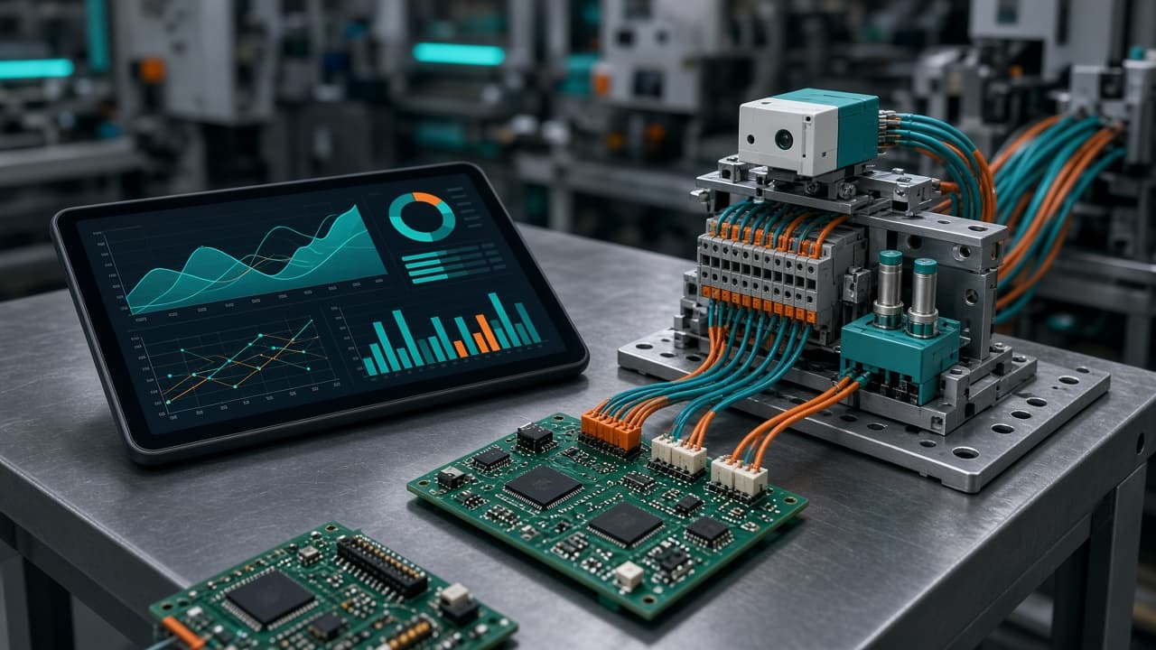 Cảm biến và mạch OEM trong môi trường nhà máy
